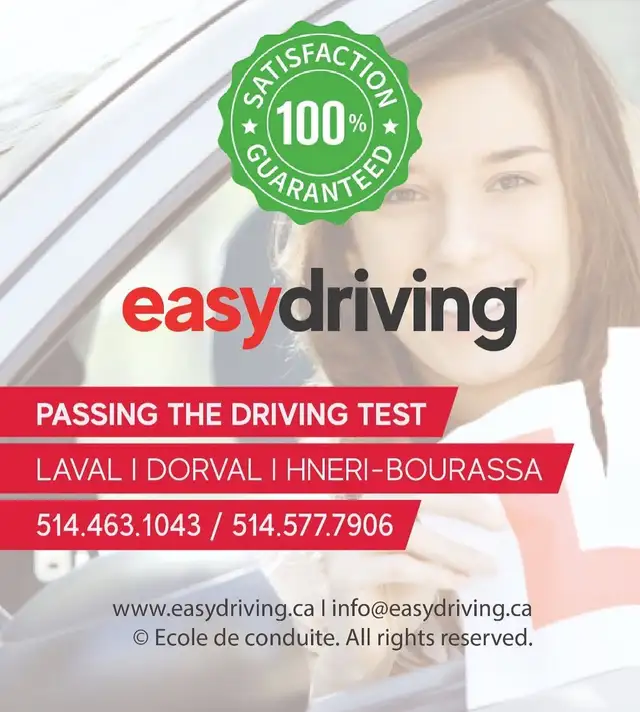 SAAQ Road Test Car Rental | Lesson on Exam Route63838173747075120