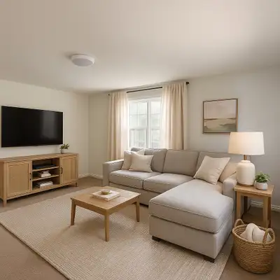 Available as early as July 15, this charming 2-bedroom, 1-bathroom home offers peaceful two-storey l...