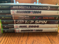 6 original XBOX games all for $30