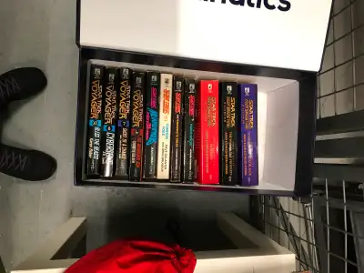 Hardcover and paperback star trek books available Asking $2 per paperback and $5 for Sarek
