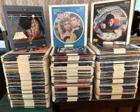 200 video discs and player 