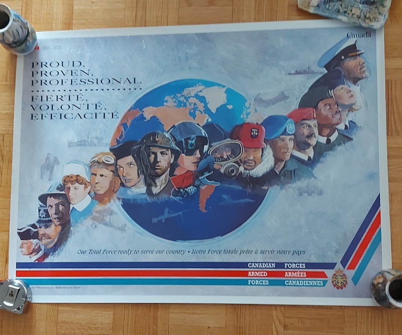 Poster (Canadian Forces) Arts & Collectibles St. Catharines Kijiji