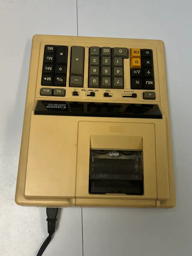Calculatrice Imprimante Electrique Canon MP21DII + Manual in General Electronics in City of Montréal - Image 4