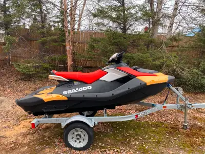 2024 Seadoo Spark 900 Ace Immaculate condition- only 7 hours on it! Located in Goose Bay Included in...