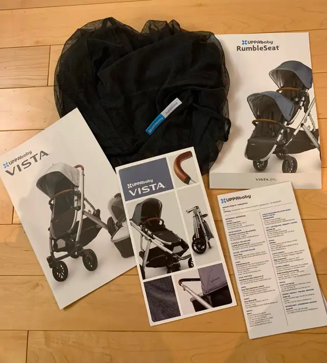 Uppa Baby Vista with Rumble Seat (Dufferin/Davenport) in Strollers, Carriers & Car Seats in City of Toronto - Image 5