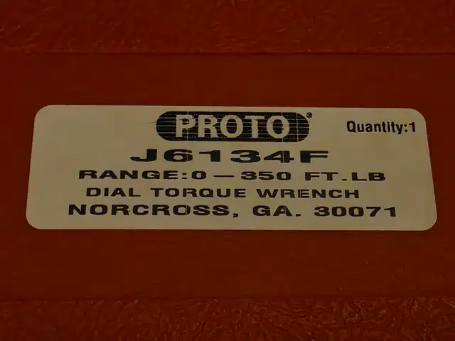 Proto Dial Torque Wrench, Drive Size 3/4"  0-300Ft.Mfr #J6134F in Hand Tools in Windsor Region - Image 7