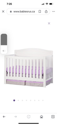 Child Craft Dresden 4-in-1 Convertible Crib, Matte White