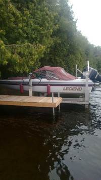 Legend ski boat + trailer 