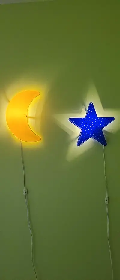 2 veilleuses Ikea chambre enfants, View more