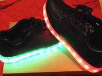 Men's LED Glow Shoes size 9.5