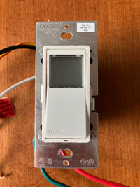 Leviton 120 Vac 60 Hz VPT24-110 Programmable Light Switch