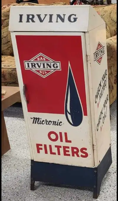 I'm looking for a vintage Irving oil cabinet like the one in the picture please let me know what you...