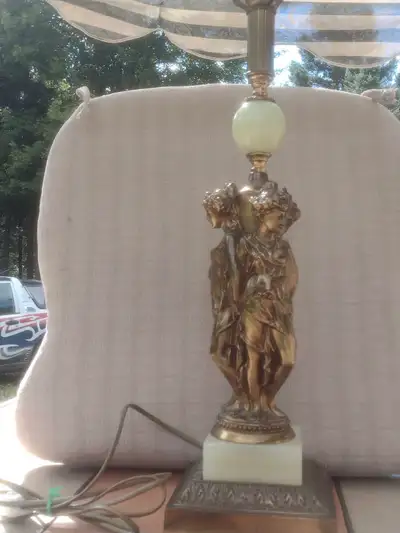 Vintage Lampe Hollywood Regency Les 3 Grâces, View more