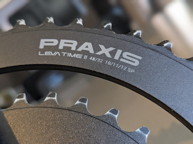 Praxis Alba crankset, 172.5mm cranks, nearly new rings in Frames & Parts in Ottawa - Image 2