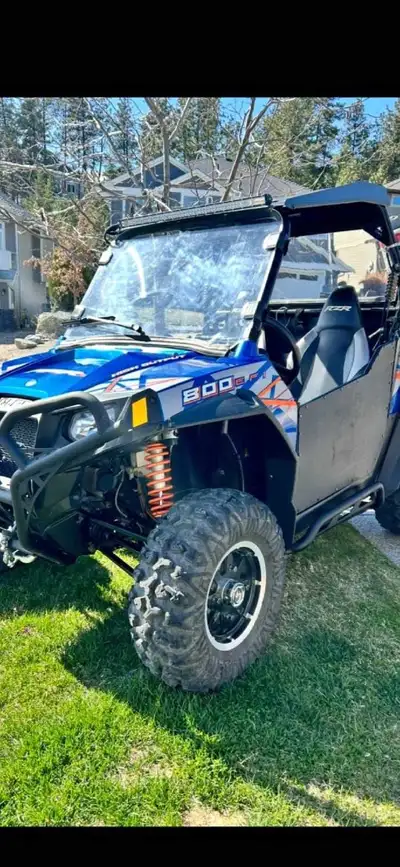 Up for sale is my 2013 Polaris RZR 800 EFI, tons of goodies, she's turn key and go, has less aggress...