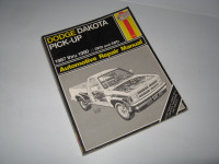 Haynes Shop Manual Dodge Dakota 1987 à 1990 Manuel d'atelier