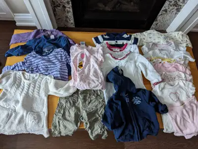 6-12 month girls clothes - 18 items, View more