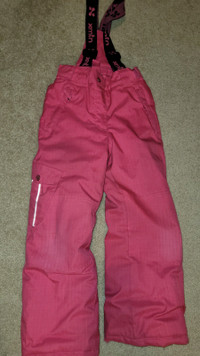 Size 7 pink XMTN snowpants