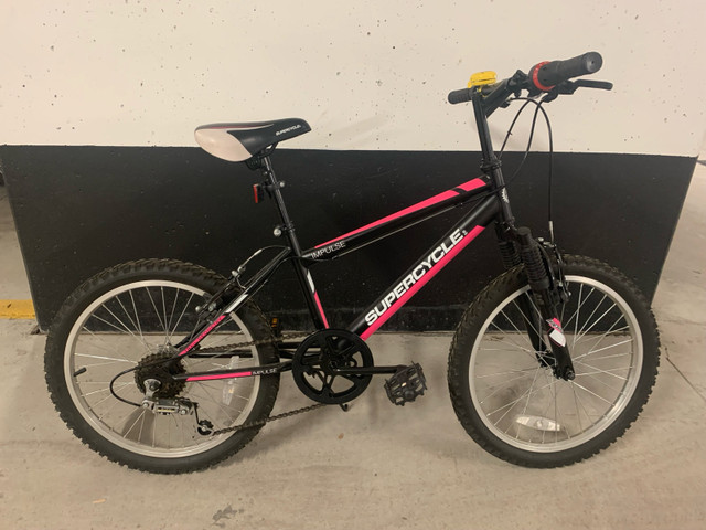 Supercycle Impulse Youth Hardtail Mountain Bike, 20-in, Black/Pi in Kids in Markham / York Region - Image 2