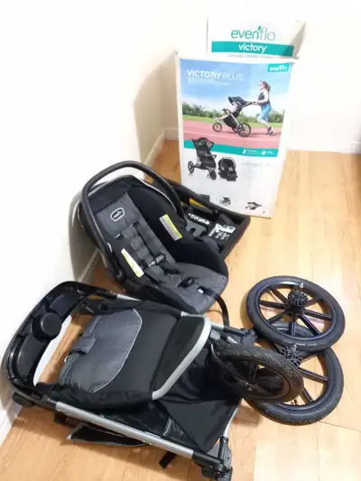 Evenflo Victory Plus Jogging Travel System w/LITEMAX 35 Rear, View more