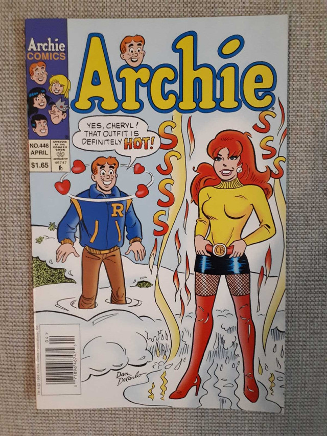 Comic Archie #446 Hot Cheryl Blossom (1998) dans Bandes dessinées  à Laval/Rive Nord