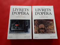 LIVRETS D'OPÉRA de Alain PARIS - 2 VOLUMES - Collection BOUQUINS