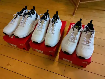 Golf Shoes, PUMA Fusion Plus.8.5,10.5,11.5.in white BNIB..$60.00, View more