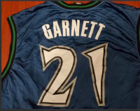 Adidas Kevin Garnett Minnesota Timberwolves jersey mens MEDIUM