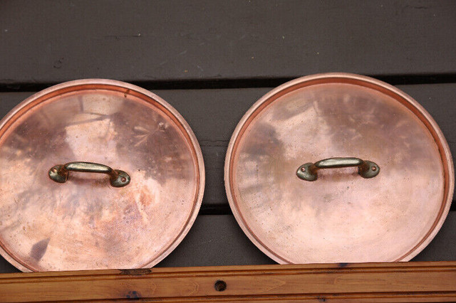professional solid copper cook ware with wall racks dans Décoration intérieure et accessoires  à Ville de Montréal - Image 4