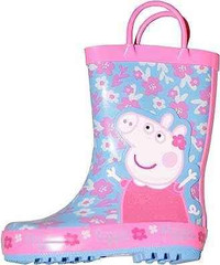 SOLD - Peppa Pig Rain Boots - size 5 toddlers