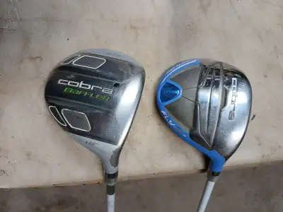 Men's or Ladies Cobra 3 and 5 wood, in excellent condition, View more