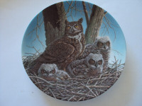 GREAT HORNED OWL PLATE