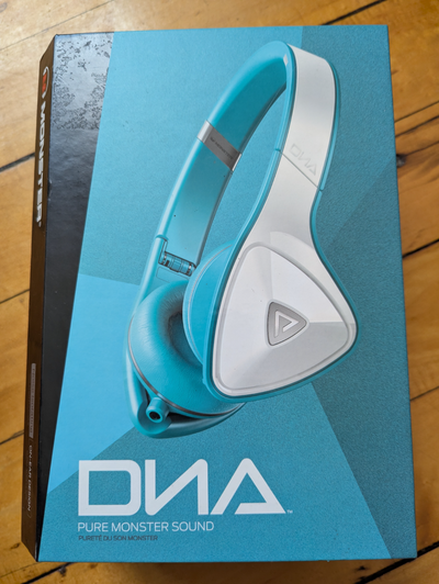 Monster DNA On-Ear Headphones - White/Teal, View more