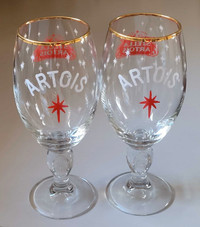 Stella Artois Limited Edition Holiday Chalice Beer Glasses 