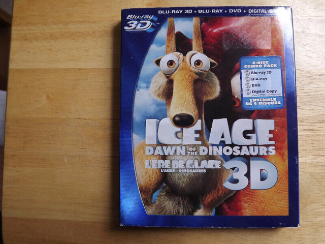 FS: "Ice Age: Dawn of the Dinosaurs" BLU-RAY 3D + BLU-RAY + DVD in CDs, DVDs & Blu-ray in London