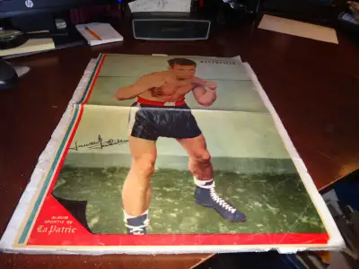 Boxing colour poster insert 1952 la patrie laurent dauthuile fre, View more