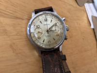 Vintage westbury 17 jewel Venus 188 calibre movement chronograph