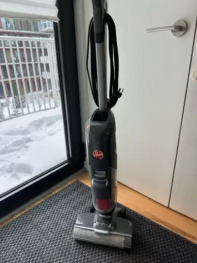 Wash and vacuum Hoover Streamline. Very clean used only a few times. Works very well. Too big for my...