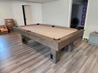 New 1" Slate Pool Tables premium modern finishes 