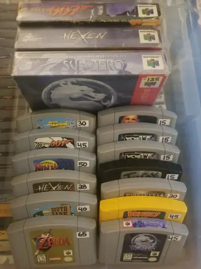 N64 games for sale individually (updated Jun 21/26, View more