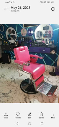 Pink Barber Chair For Sale