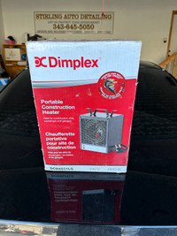 Dimplex construction heater