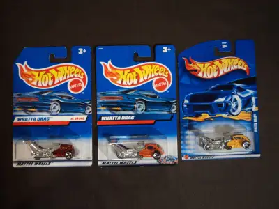 HOT WHEELS WHATTA DRAG LOT OF 3, View more