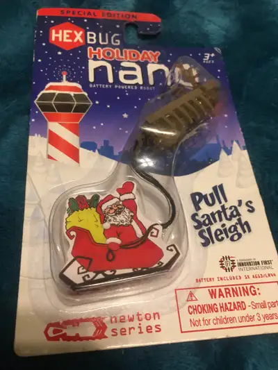 HEXBUG NANO pulling Santa's Sleigh, View more