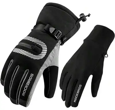 ROCKBROS SKI GLOVES, 2 IN 1, LARGE, View more