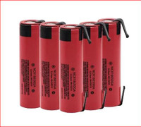 (6) Batteries au lithium pour lampe de poche, NCR18650GA