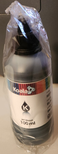 Printer Ink (For Refill) - Koala Black Refill Dye