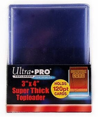 Ultra Pro 3"x4" 120pt Trading Card Toploaders 10 Count Pack