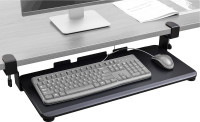 NEW: TechOrbits Clamp On Keyboard Tray (Black - Model: OF-KBT-7)