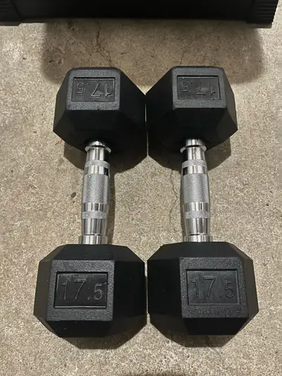 17.5lb Dumbbells, View more